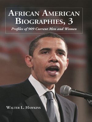 cover image of African American Biographies, 3